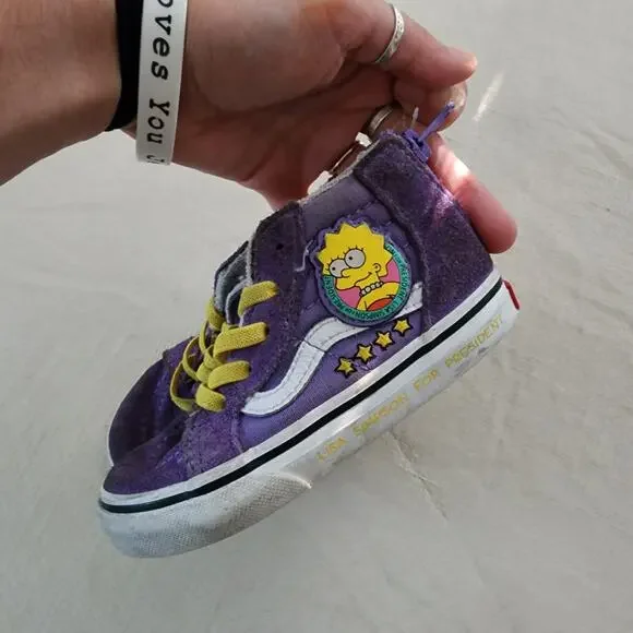 VANS The Simpsons Lisa Shoes toddler 7.5